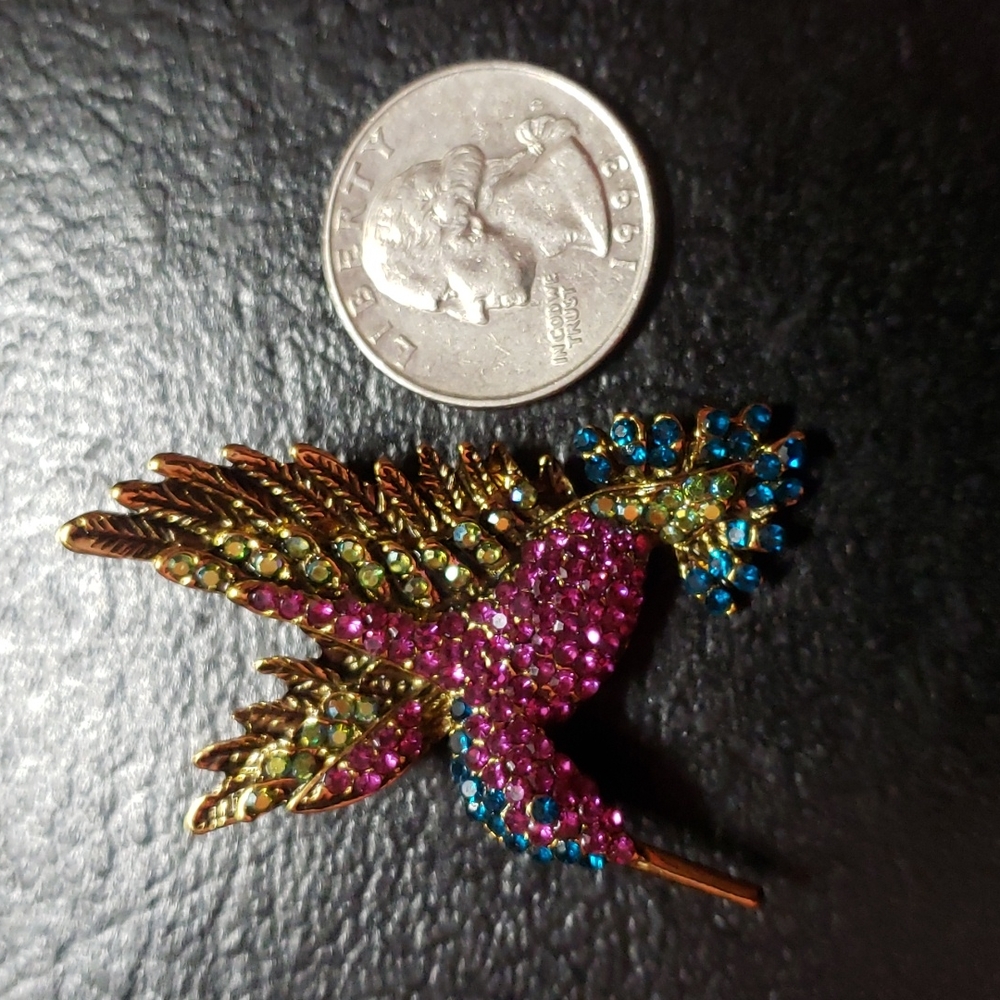 Hummingbird Brooch - Picture 4 of 5